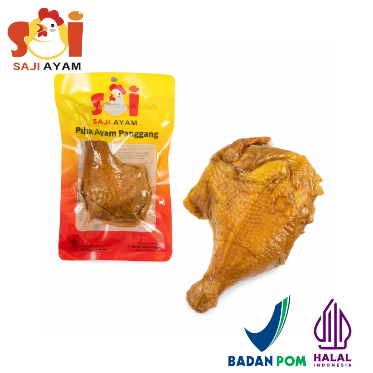SAJI AYAM Paha 1 PCS / Camilan Siap Saji Enak Bergizi Praktis Buat Travel
