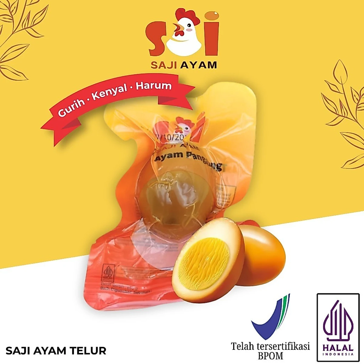 SAJI AYAM telur ayam panggang /snack siap saji / EGG Enak & Bergizi foto 3