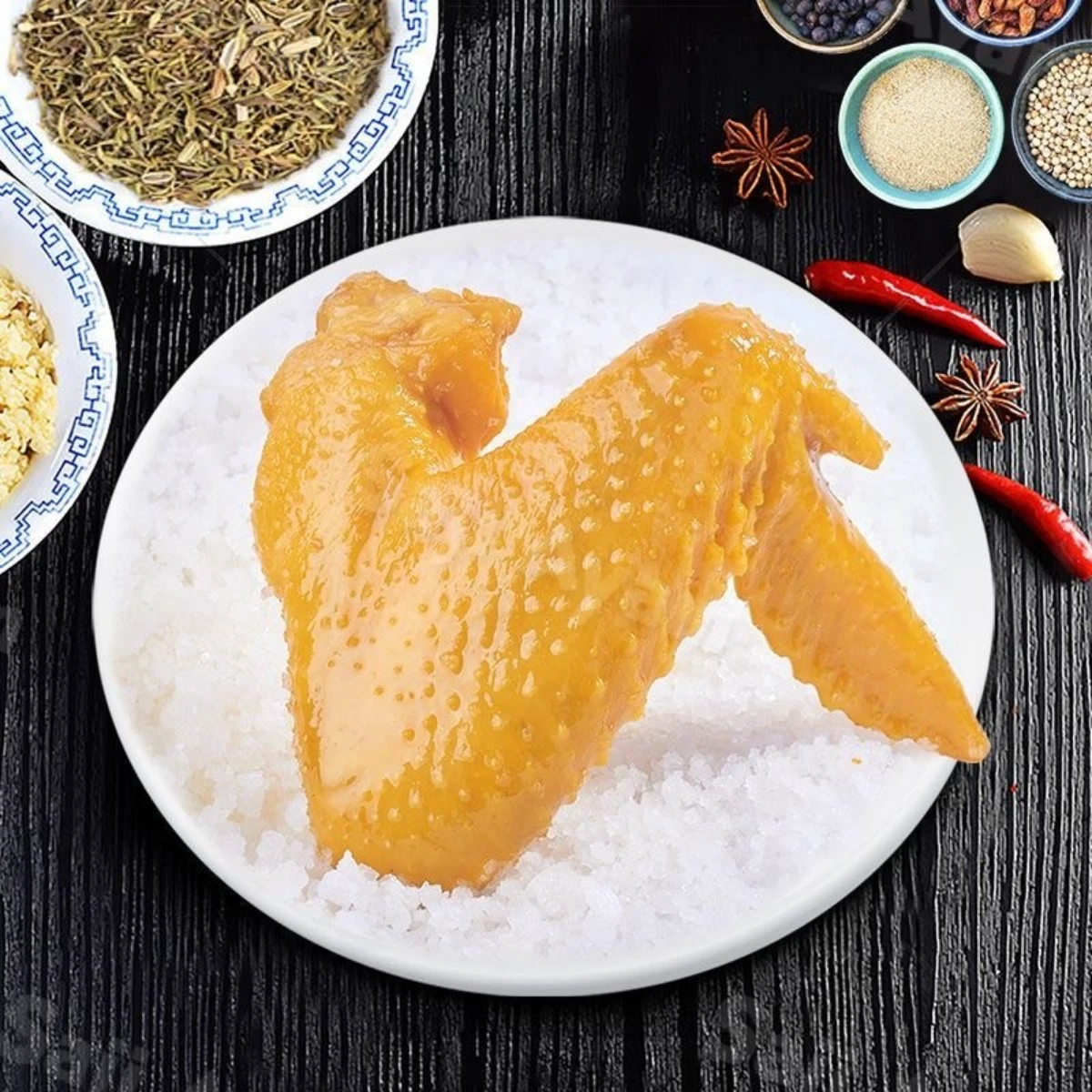 SAJI AYAM Sayap / snack cemilan siap saji / cocok untuk Travel, enak dan bergizi foto 3