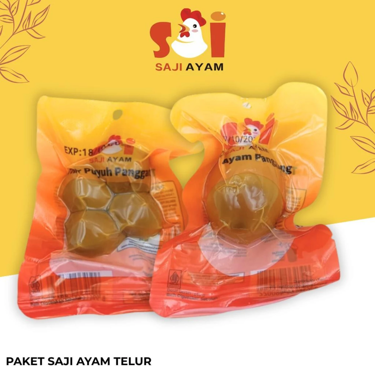 SAJI AYAM telur puyuh panggang / telur ayam panggang snack siap saji / EGG / Enak & Bergizi foto 2